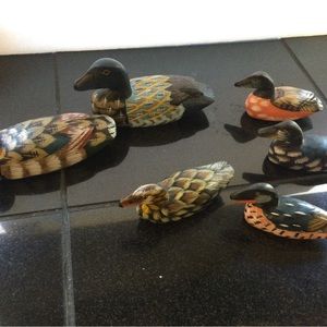 Wooden ducks